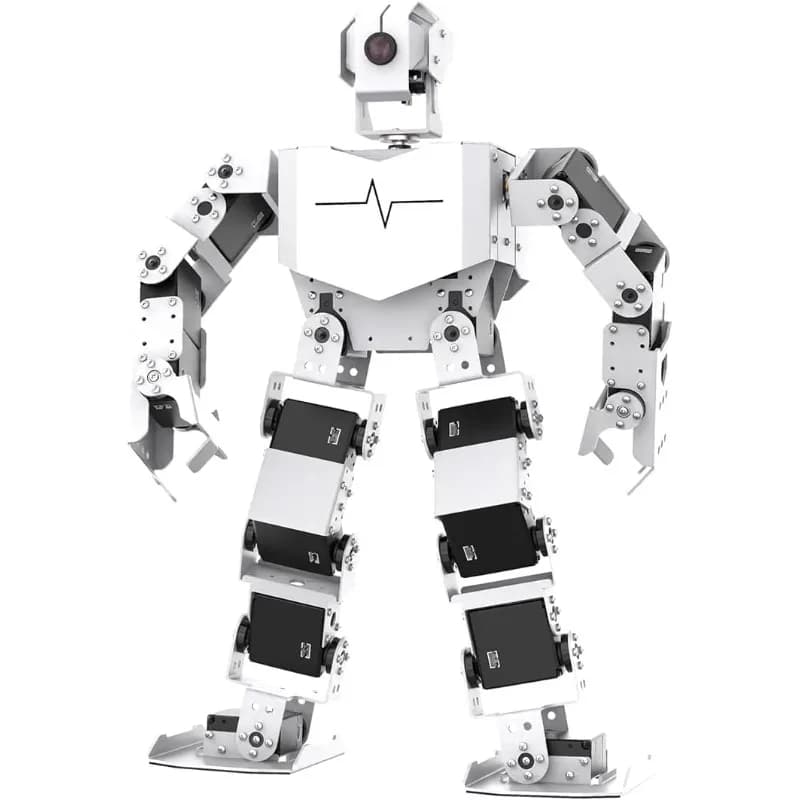 Robot umanoide visivo intelligente AI alimentato da Raspberry Pi 5 8 GB, kit robot fai da te per adolescenti e adulti Supporta l'app, Pyt