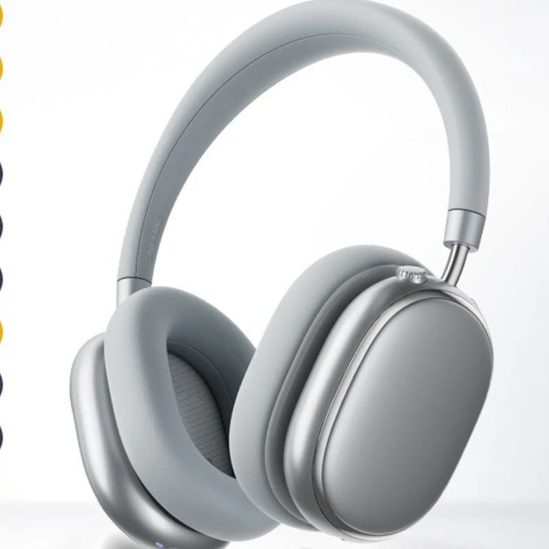 Bluetooth headset with maximum active noise cancellation, long-lasting battery for wireless and-sport games mounted on the head