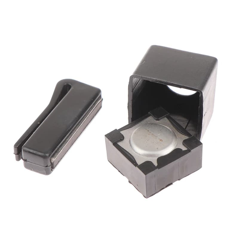 Porta gesso magnetico per stecca da biliardo, biliardo, con clip da cintura, intrattenimento, clip da cintura magnetica per snooker, accessorio porta gesso
