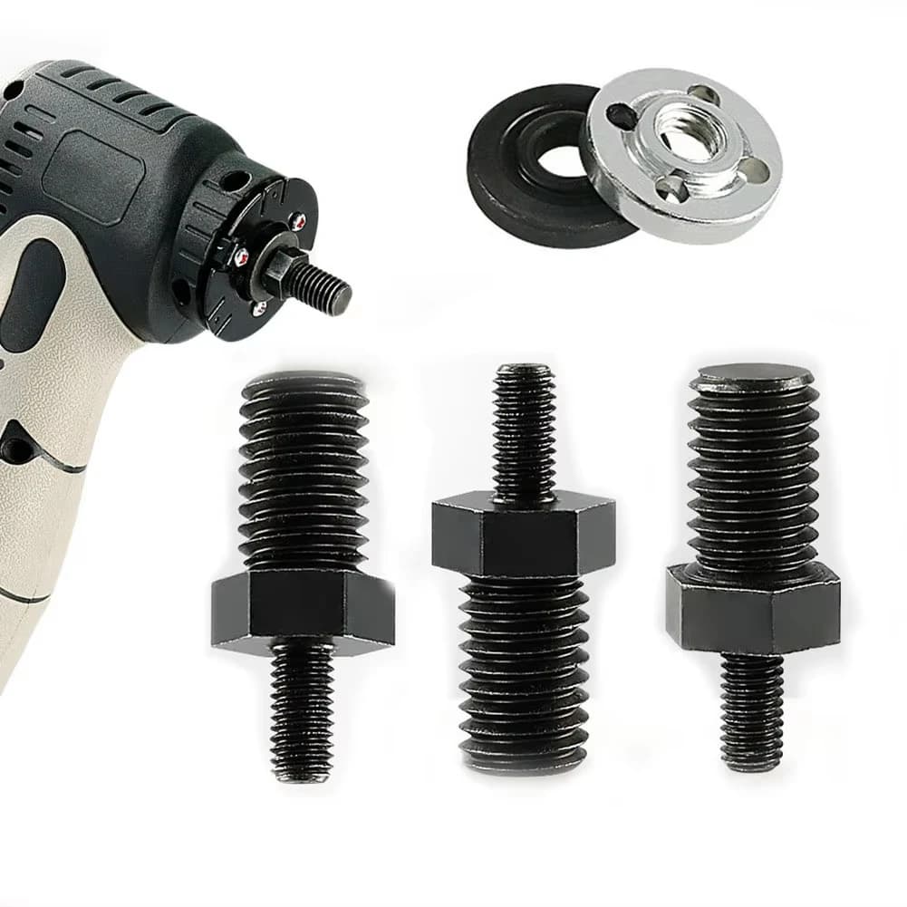Mini Angle Grinder Grinding Adapter Rod M5 to M10 with Pressure Plate for 3inch Electric Drill Conversion Suitable for DIY Proje