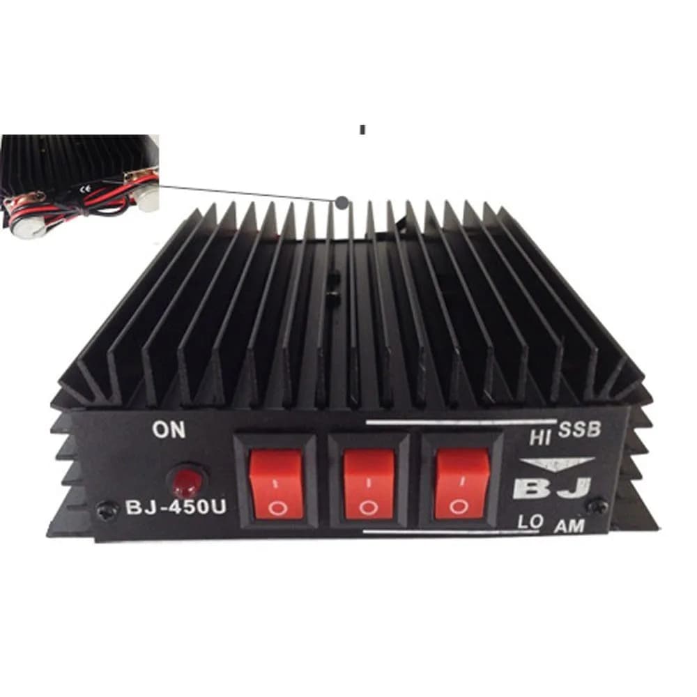 BJ-450U Amplificatore di potenza UHF anti-interferenza ad altissima frequenza 430-440 MHz 50 W 1,5 KM-3KM per walkie-talkie