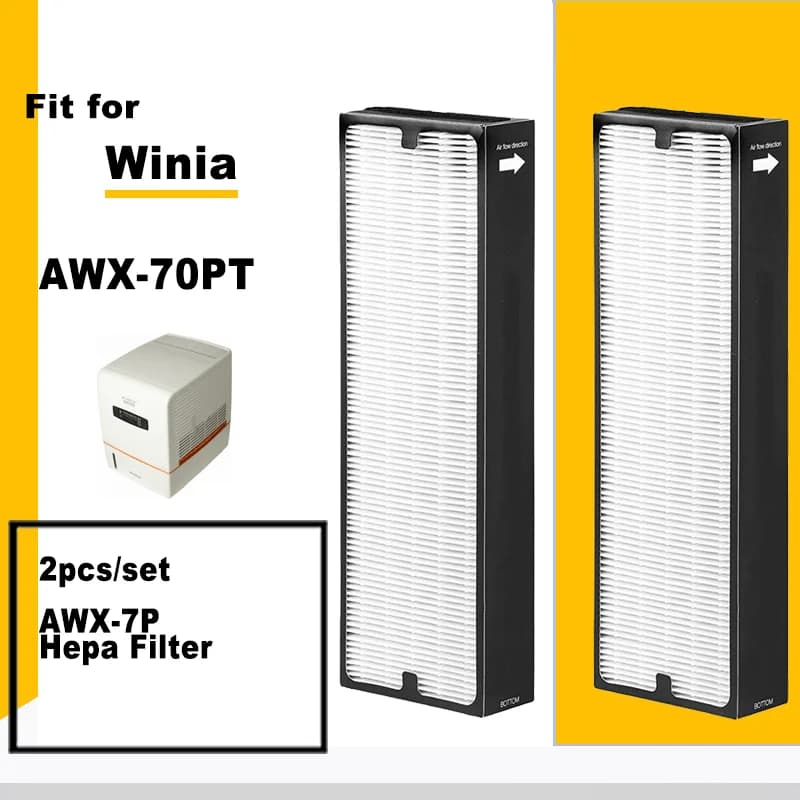 per filtro HEPA Winia AWX-70PT AWX-7P (2 pezzi)