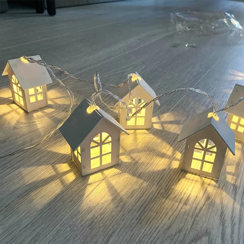 ABPQ-String Lights Matrimonio Capodanno Ghirlanda sospesa Decorazioni natalizie Decorazioni natalizie Luci natalizie