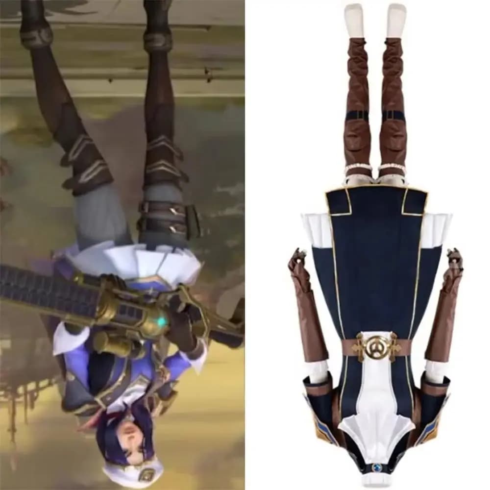 Gioco LOL Arcane Caitlyn Costume Cosplay Il Sceriffo di Piltover Caitlyn Abito uniforme Abito di carnevale di Halloween