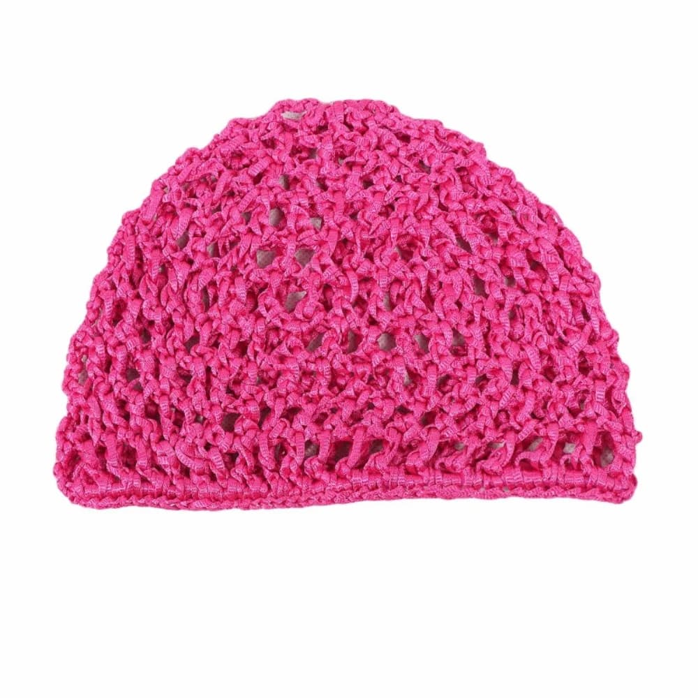 Cappello a Rete Traspirante Semplice, Berretto all'Uncinetto, Turbante a Rete Traforato, Comodi Cappelli per Parrucche da Donna