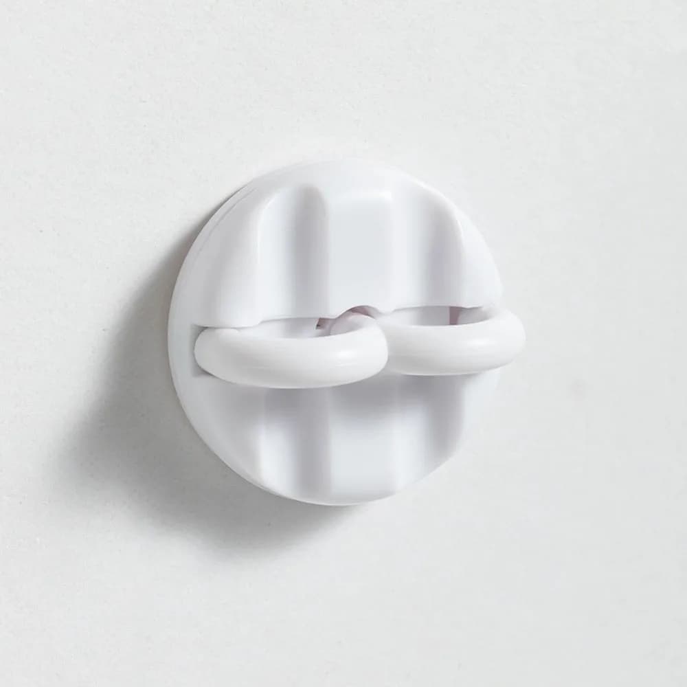 New Magnetic Cable Organizer Self-Adhesive 360° Rotating Cable Holder Durable Data Line Management Home Bedroom Office