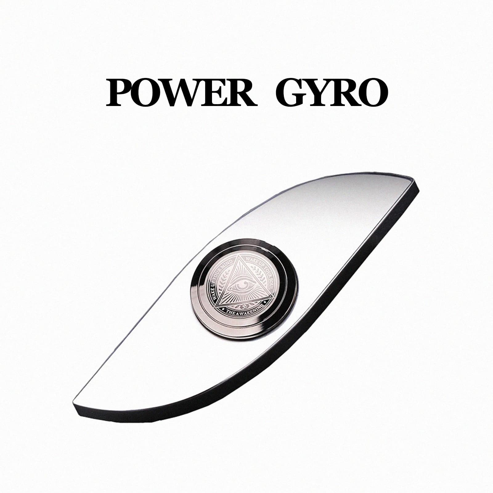 Giroscopio per occhi Spinner per dita in acciaio inossidabile EDC Fidget Toy Design antistress Dispositivo per il relax delle dita e da scrivania rotante liscio
