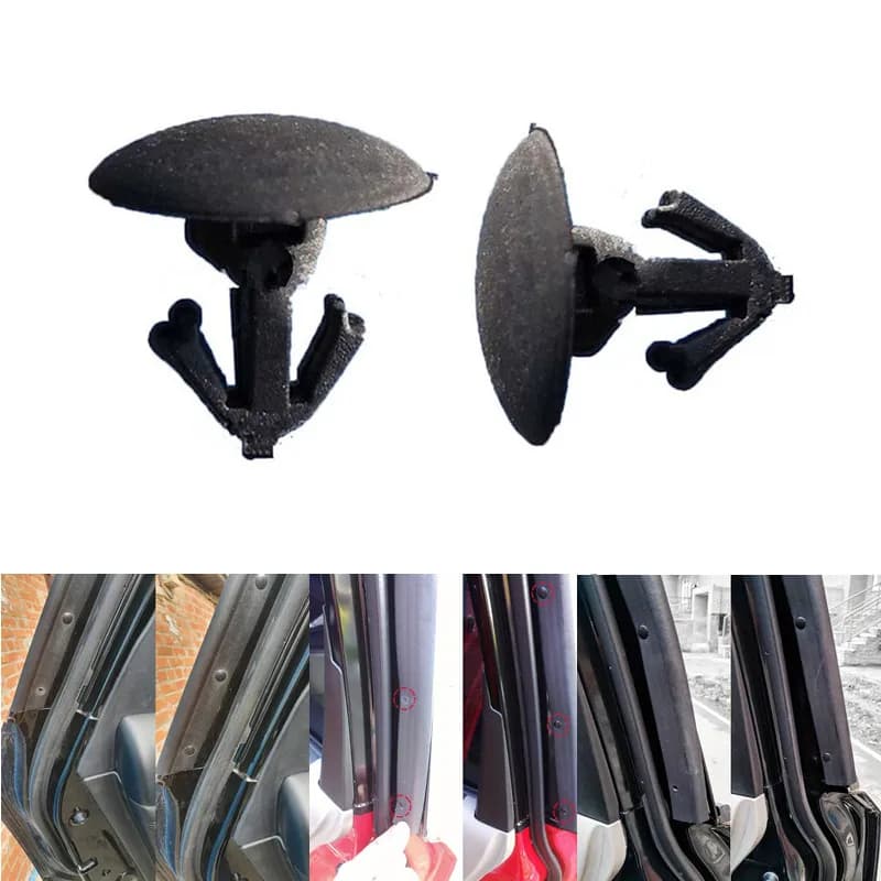 10/20 Pezzi Rivetti per Guarnizioni Superiori e Inferiori delle Portiere per Nissan Qashqai J10 J11 X-Trail T31 T32 Juke F16 Murano Z51 Infiniti