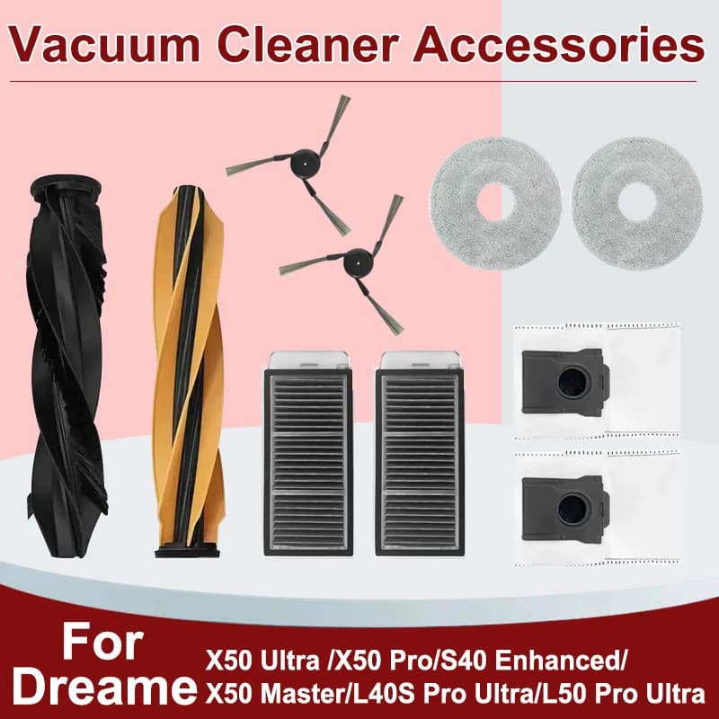For Dreame X50 Ultra, X50 Master, X50s Pro Master, X50S Pro Ultra, L50 Pro Ultra, L40S Pro Ultra, Mova V50 Ultra Brush Filter