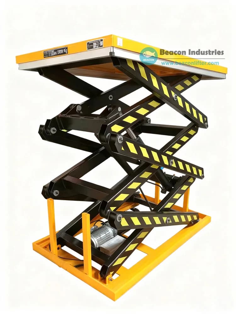 Sollevatori a Forbice Elettrici per Carichi Pesanti 3000kg, Elevatore per Merci, Macchina Elevatrice Industriale Certificata CE