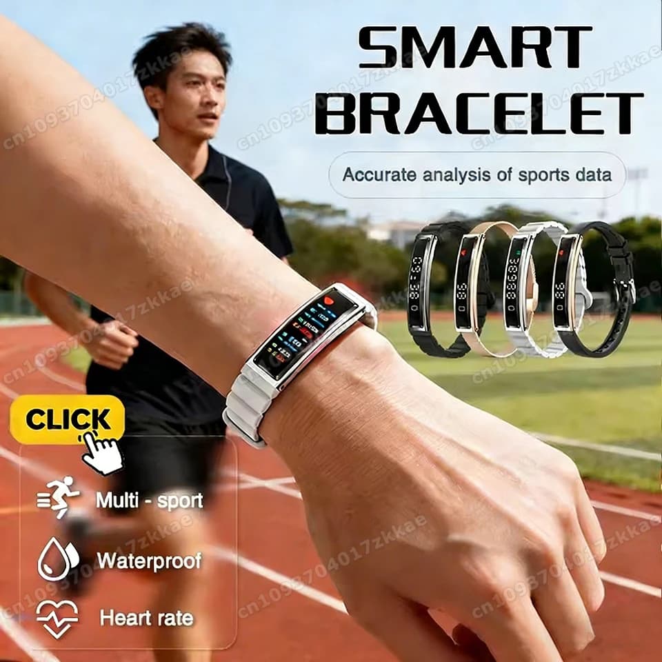 Nuovo Smartwatch 2026 con Pedometro, Braccialetto Intelligente per la Salute, Controllo Gestuale, Impermeabile, Monitoraggio Frequenza Cardiaca e Sonno, Smartband HW12