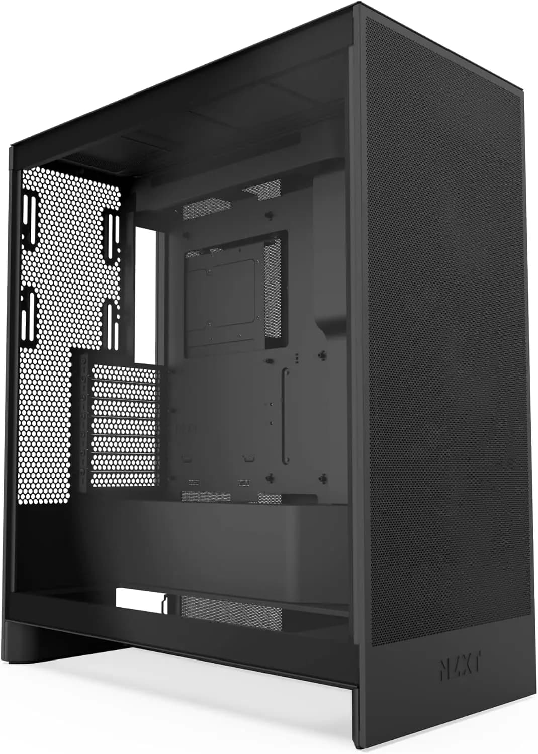 Case PC Mid-Tower ATX con Ventole Preinstallate, Supporta Raffreddamento Inferiore per GPU, Gestione Cavi, Nero