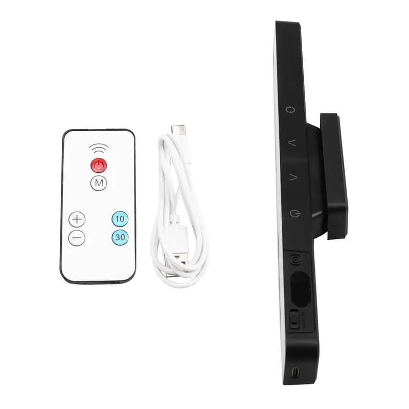 【VALUE MONEY】Barra luminosa ricaricabile a 5 colori, luce regolabile per il trucco, lampada da scrivania magnetica per armadio, guardaroba, cucina, camera da letto, B
