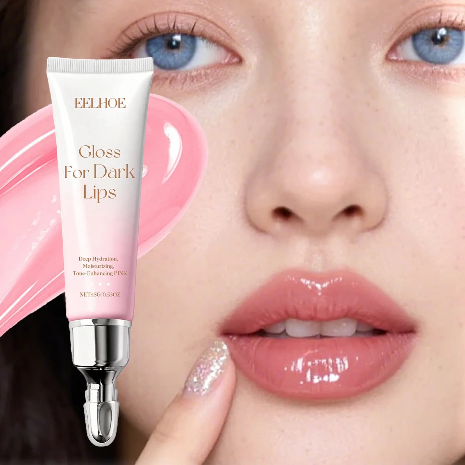 Lip oil Serum Moisturizing Repairer Vitamin C and Lemon Oil Infused for Screpolated Dry Lips Care Long-Term Hydrating Polish Finish