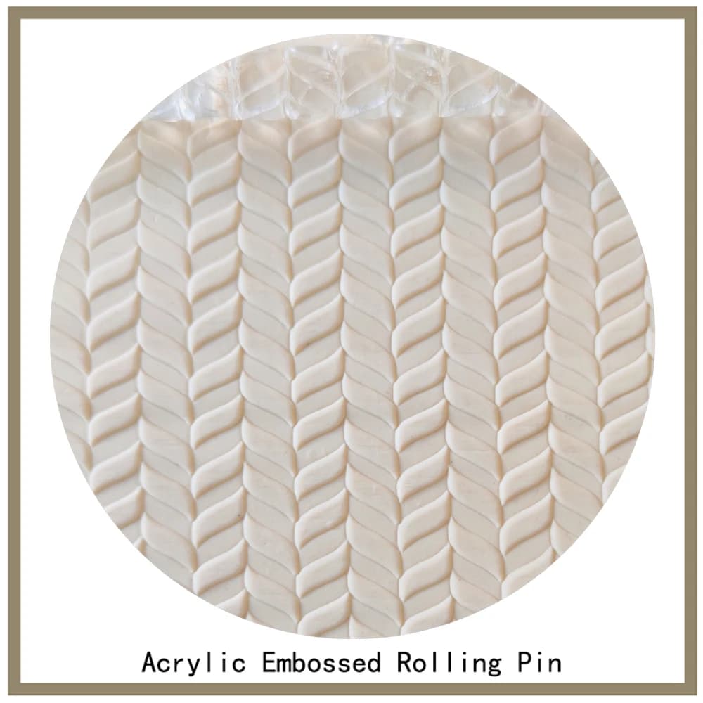 Decorazioni per pasticceria fantasia shortpane biscotti di base pasta da gioco mattarello goffrato inciso in argilla