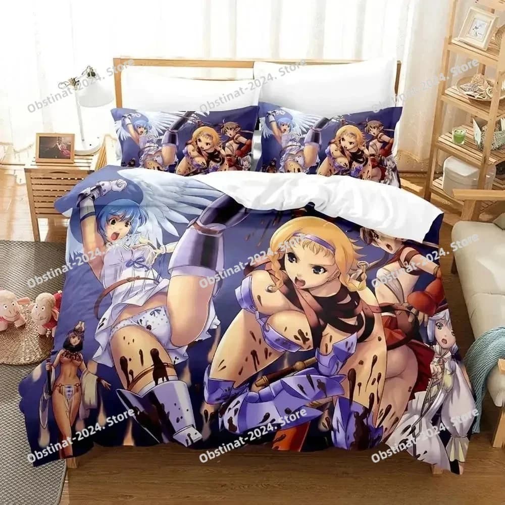 Set di biancheria da letto Queen Blade, set letto singolo, matrimoniale, queen size, king size, per adulti e bambini, set copripiumino, set lenzuola con stampa 3D anime.