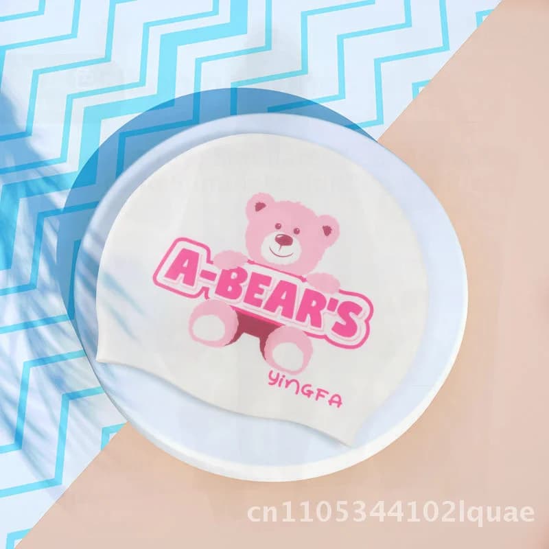 Nursery for Kids with Print Carton Animato British Style, Silicone Raincoat, Vivacious Colors, Hair Care Accessories