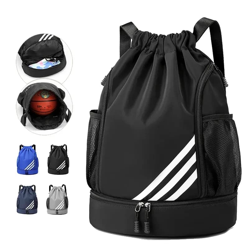 Borsa sportiva da palestra Bolsas con coulisse da donna per scarpe da uomo grande ciclismo basket femminile bagaglio da weekend zaino da viaggio per yoga da uomo