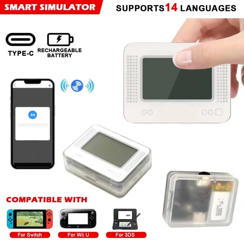 Ricaricabile NFC Pixl Infinite Card Emulatore intelligente multifunzione Allmiibo Swipe Bruciatore a induzione Scrittore Accessori di gioco
