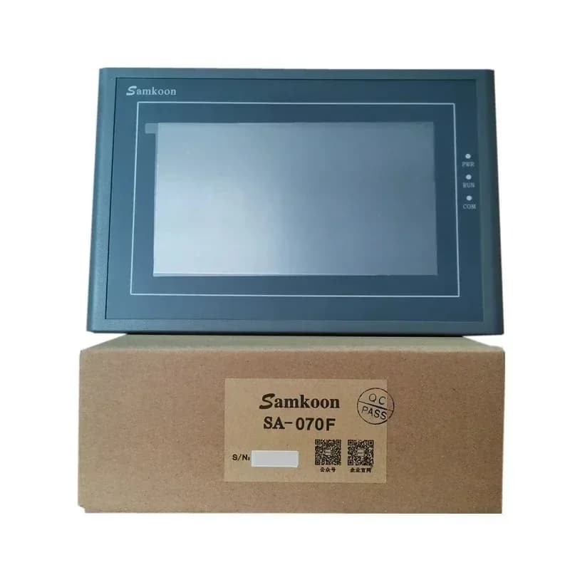 Touch screen serie Samkoon HMI SA da 7" 3,5" SA-035F 4,3" SA-043F SA-057F SA-070H Pannello controller di automazione SA-102H da 10 pollici