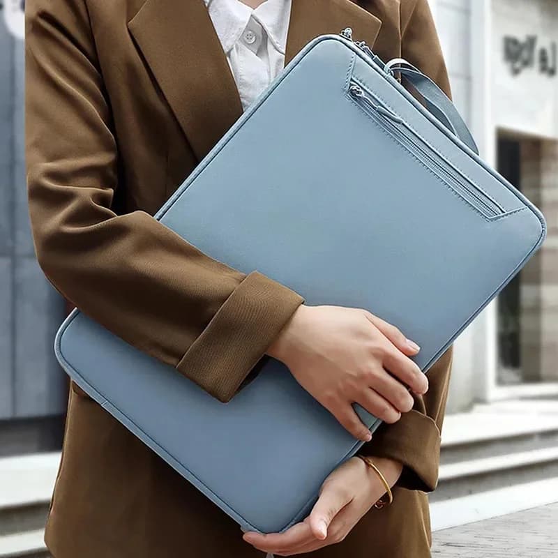 Borsa per laptop Borse interne piccole e fresche Custodia protettiva per tablet da 13 14 15 pollici Borse portaoggetti per laptop con cerniera resistenti all'usura