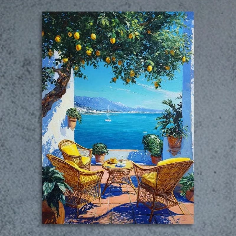 500/1000/1200/2000PCS Puzzles for Adults Mediterranean Themed Scenery,Jigsaw Puzzles Brain Challenge Game Gift Home Decor
