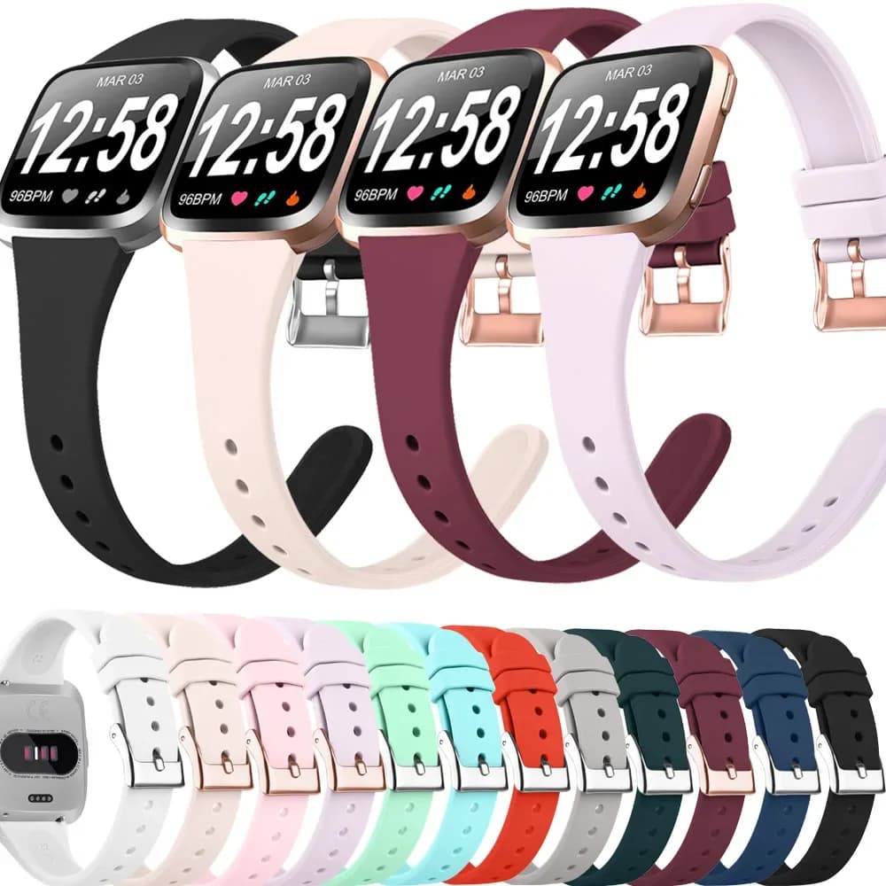 Cinturino in Silicone sottile per cinturino Fitbit Versa 2 Versa cinturino di ricambio per cinturino Fitbit Versa Lite cinturino correa