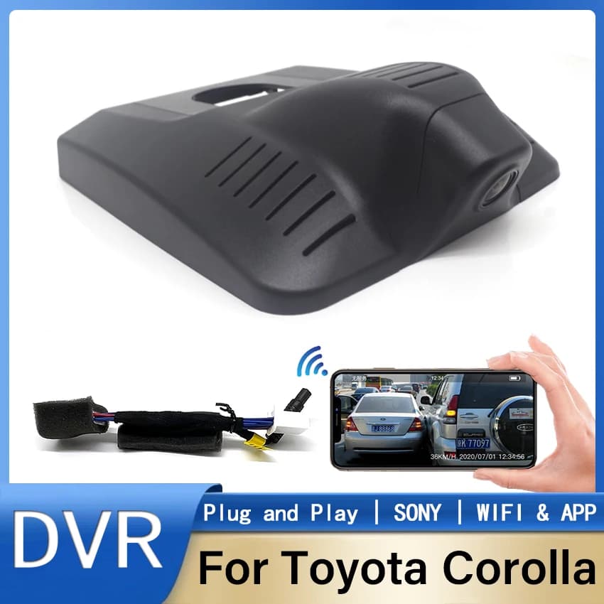 Nuovo prodotto! Plug and play Dash Cam per Toyota Corolla Hybrid LE 2023 2024 Dash Camera 4K DashCam per auto, per accessori Toyota