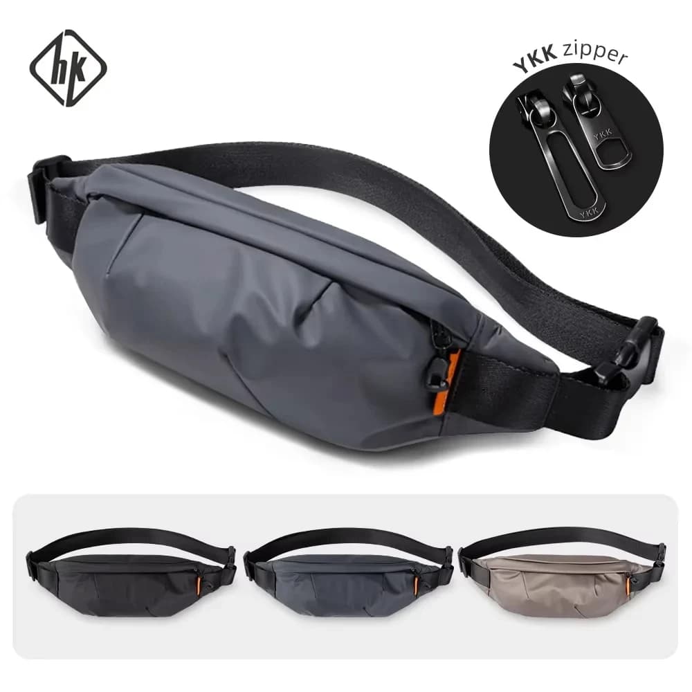 Hk Marsupio multifunzionale per uomo Marsupio da cintura Marsupio da uomo sportivo da viaggio all'aperto Marsupio da uomo Moda Uomo Donna Fanny Pack