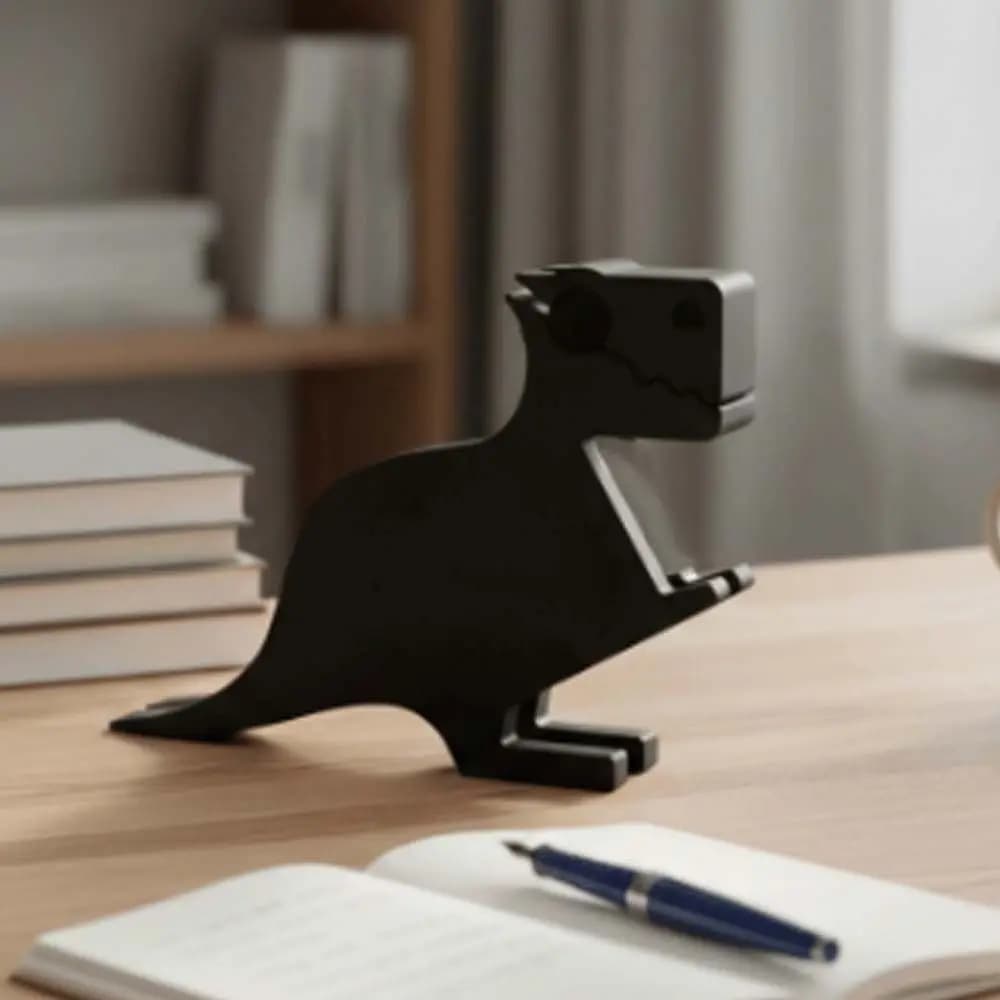 Porta-Appunti a Forma di Dinosauro, Ornamento Tridimensionale, Organizzatore per Biglietti da Visita, Porta Note Adesive Efficiente e Divertente