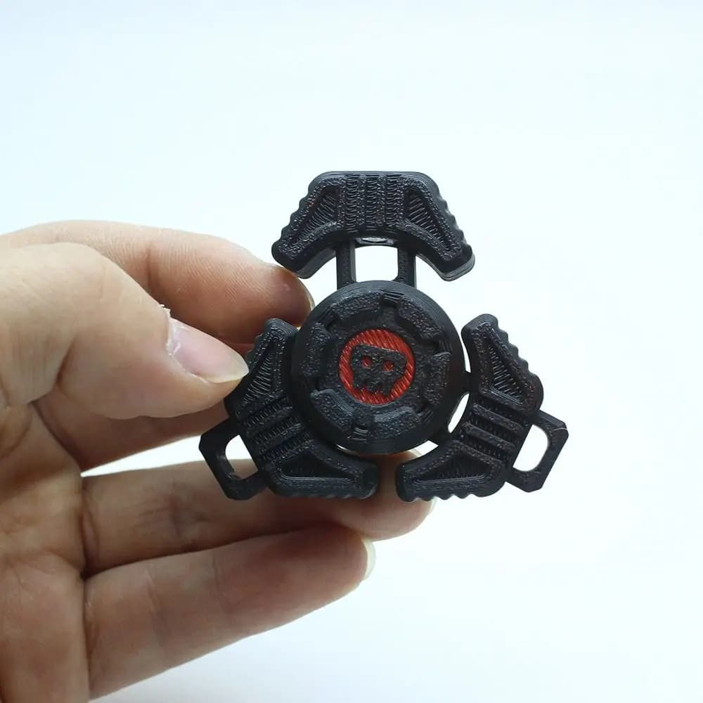 Plastica 3D Stampato Fidget Spinner Slider Combo Nessuna resistenza Punta delle dita Giroscopio Giocattoli Rotazione Manuale Giroscopio 3D Ragazzi Ragazze