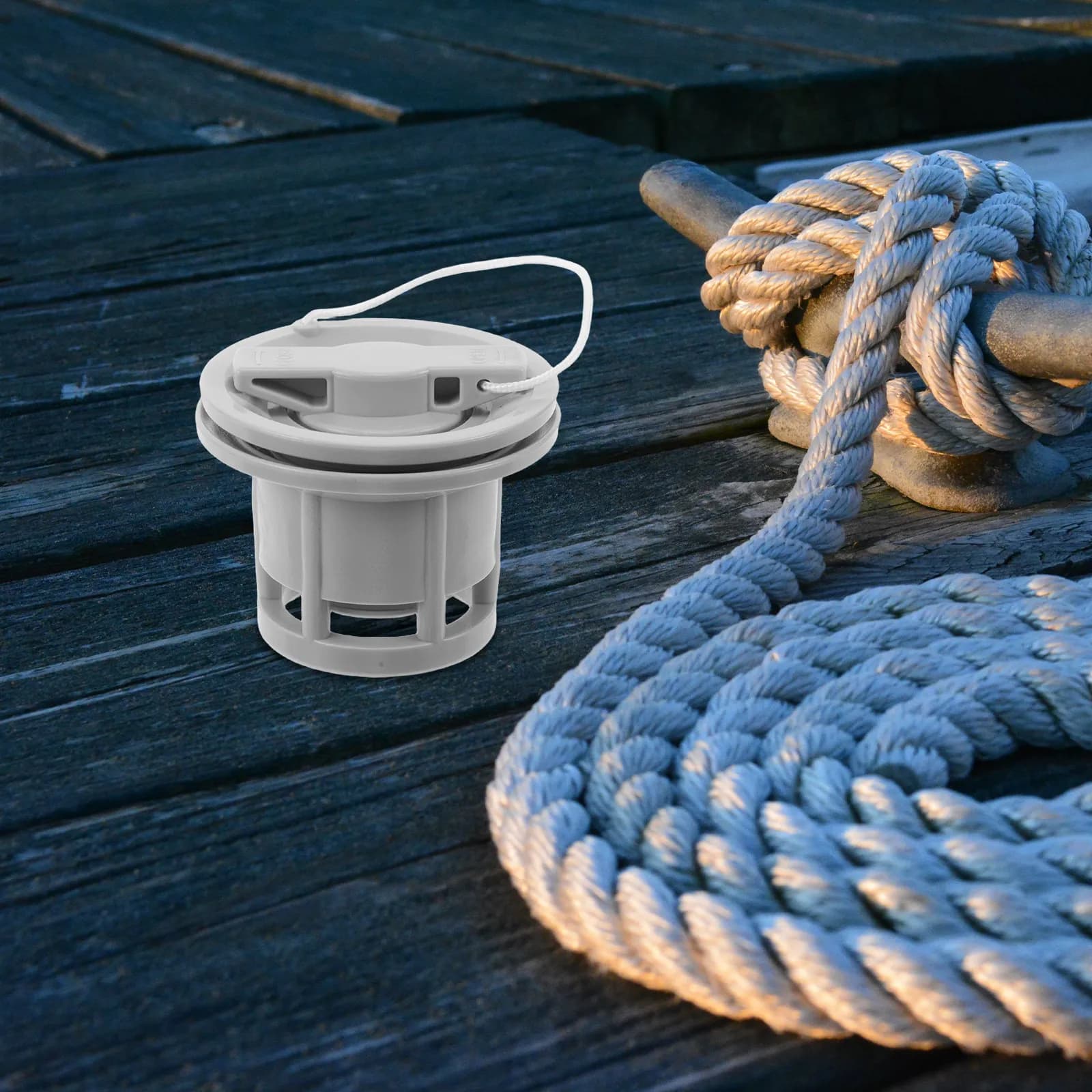 2 Set di Tappi Valvola Aria a Doppia Guarnizione Rinforzati per Kayak Gonfiabile, Paddle Board, Canoa, Accessori per Barche - Gonfiaggio e Sgonfiaggio Rapido