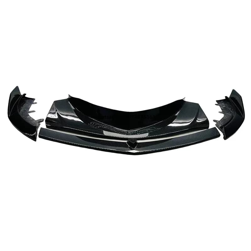 MIW Style Dry Full Carbon Fiber Car Exterior Parts Front Lip for Mclaren GT Carbon Front Diffuser