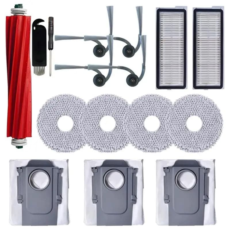 Kit di accessori di ricambio per aspirapolvere robot Roborock QV 35A, QV 35S, QR 798, QR 598