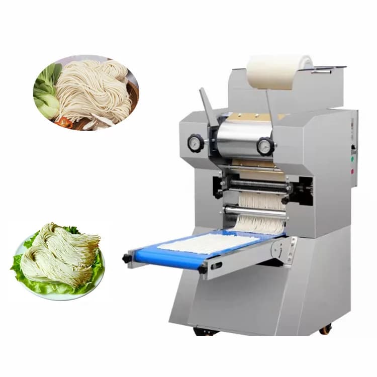 Noodle Machine Electric Commercial Ramen Noodle Making Cutting Machine Pasta Roller Cutter Automatic Noodle Making Machine