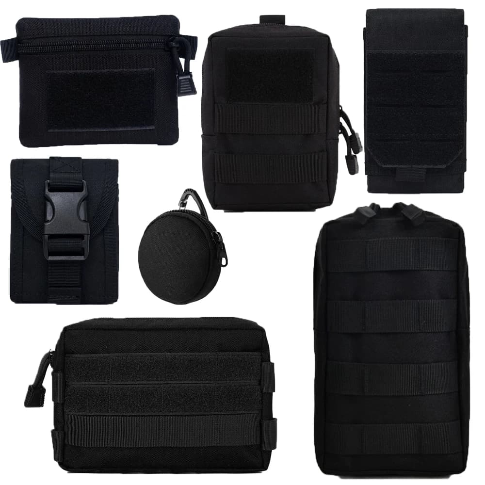 Borse tattiche Borse Molle Marsupio da uomo Custodia per telefono Accessori da caccia da campeggio Marsupio da cintura Pacchetto EDC