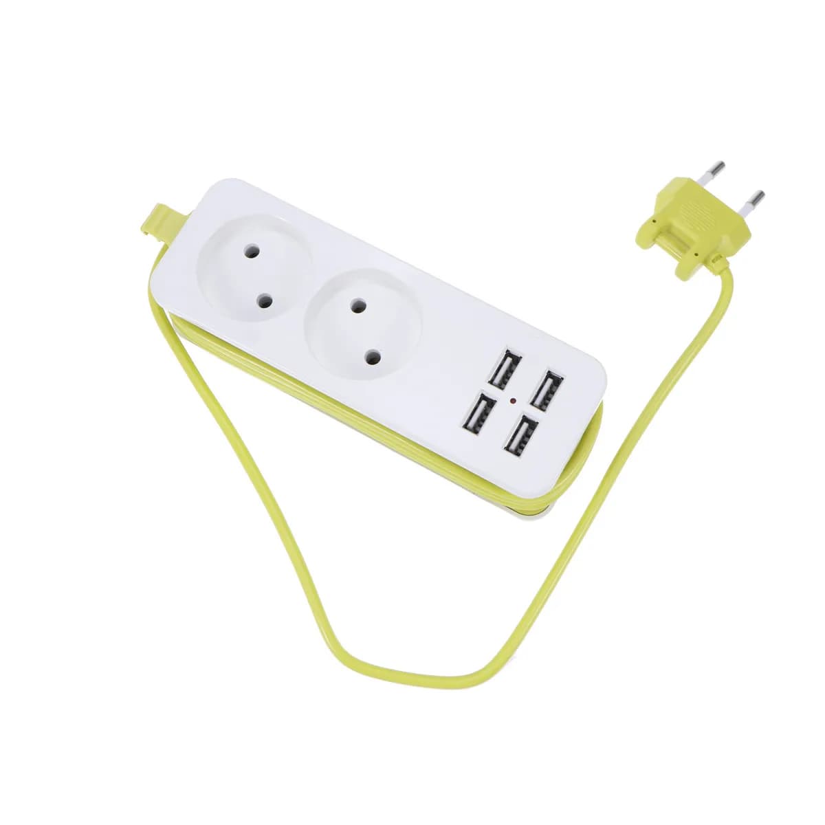 4Pcs USB Socket Charging Hub 4 Outlets Multi Functional Power Strip for Household Appliances Portable Lightweight Reliable
