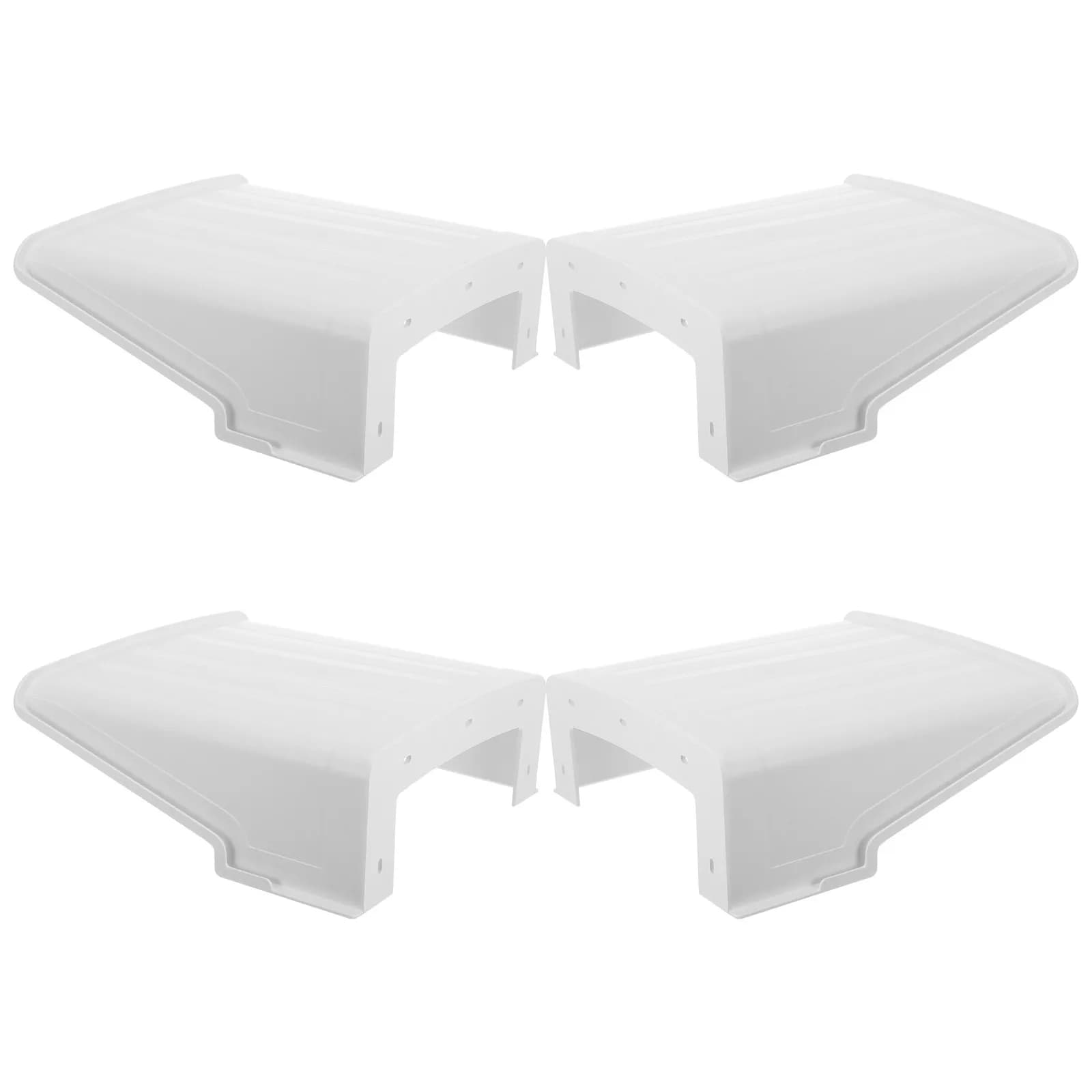 Set di 4 Coperture Impermeabili per Telecamere Esterne, Protezione da Pioggia, Sole, UV e Polvere per Telecamere di Sicurezza CCTV