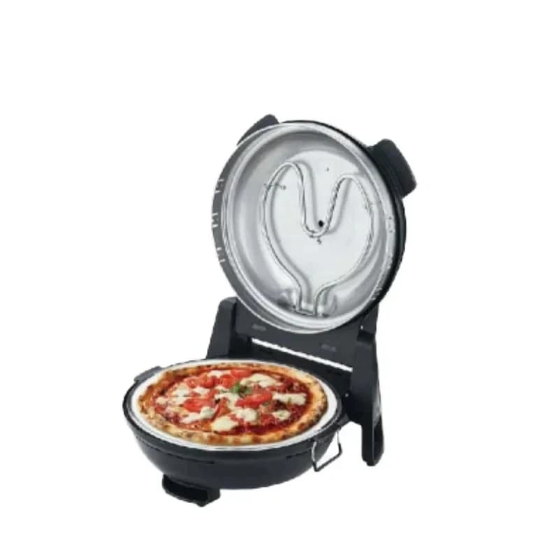 Forno Rotante Integrato in Acciaio Inox per Pizza con Piastre in Pietra BBQ