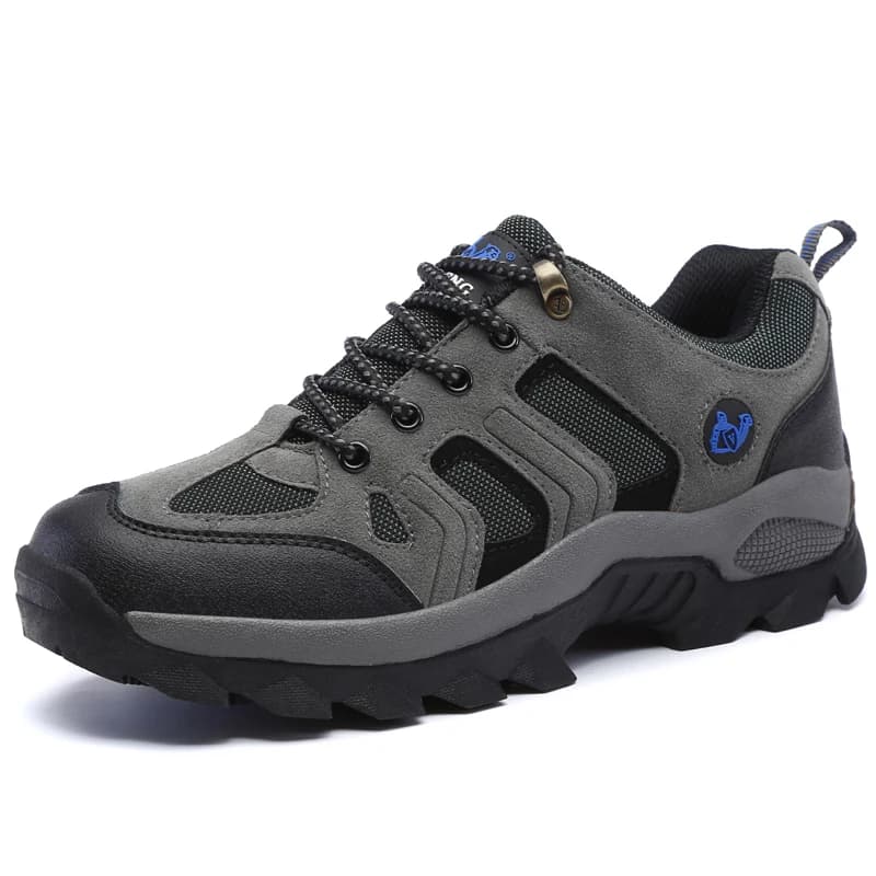 Scarpe da trekking da uomo di taglia grande, tomaia in pelle scamosciata, scarpe da esterno, scarpe casual da uomo e da donna, scarpe da passeggio leggere e comode.