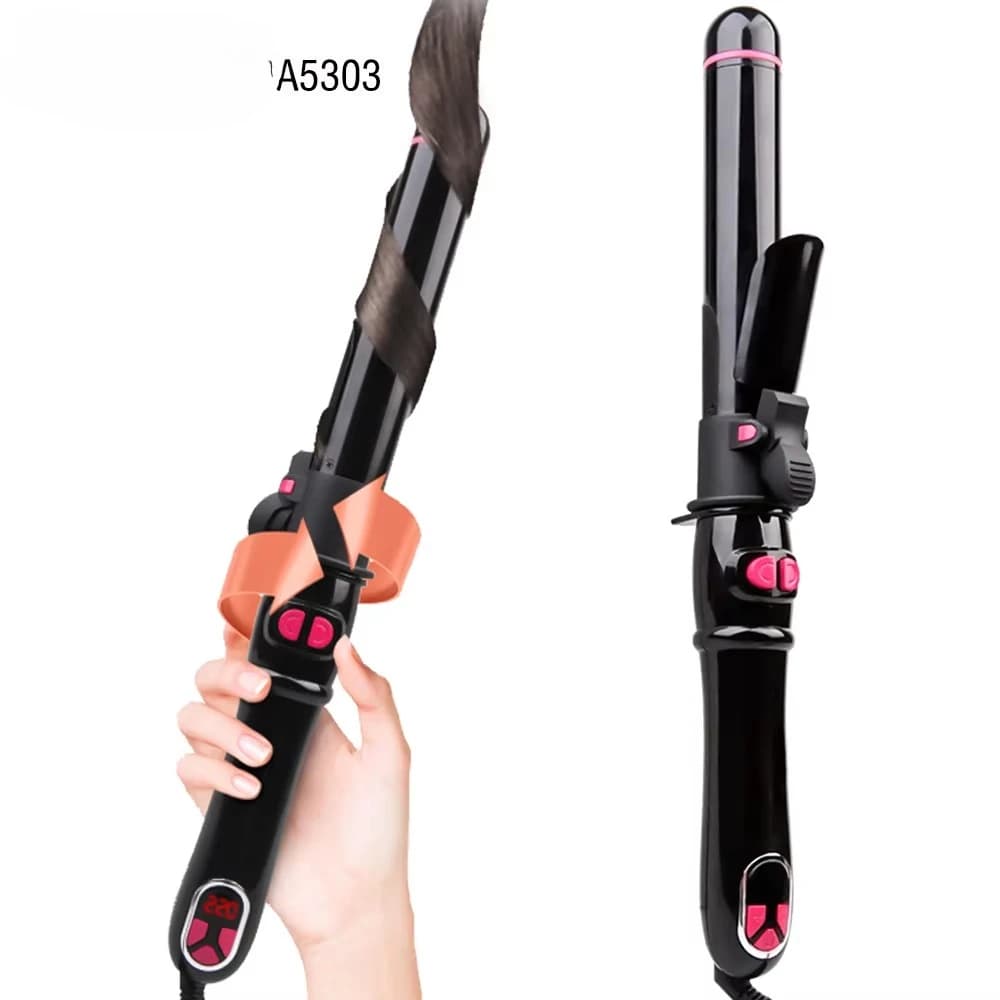 Bigodino per capelli a spirale automatico Ferro arricciacapelli Professione Venditore per capelli Waver Bigodino per capelli automatico rotante elettrico all'ingrosso