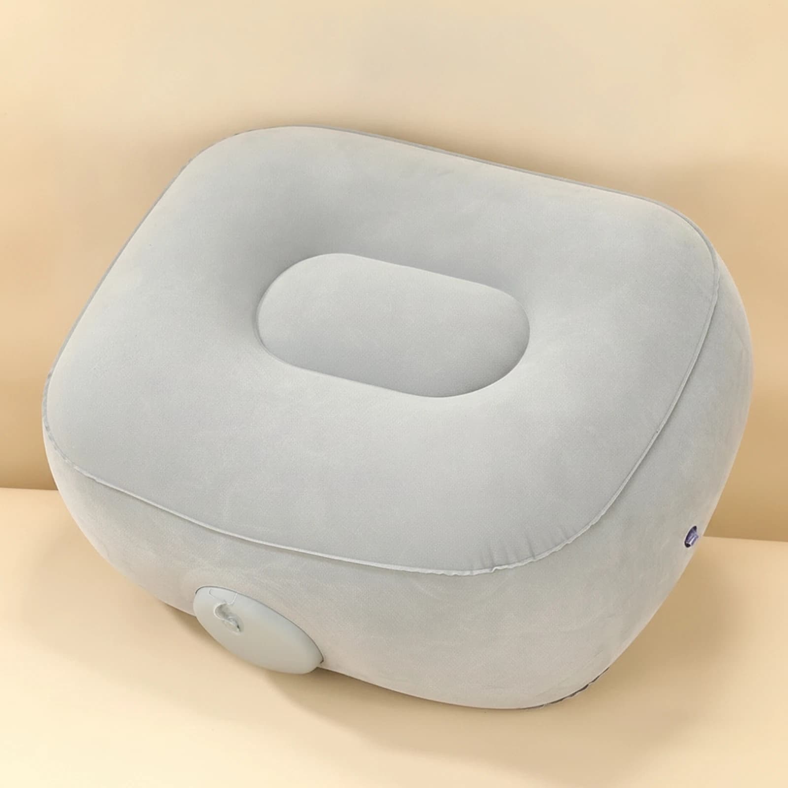 Inflatable Footrest Cushion Portable Inflatable Leg Rest Pillow Foot Rest Pillow Soft Furniture Long-Lasting for Travelers
