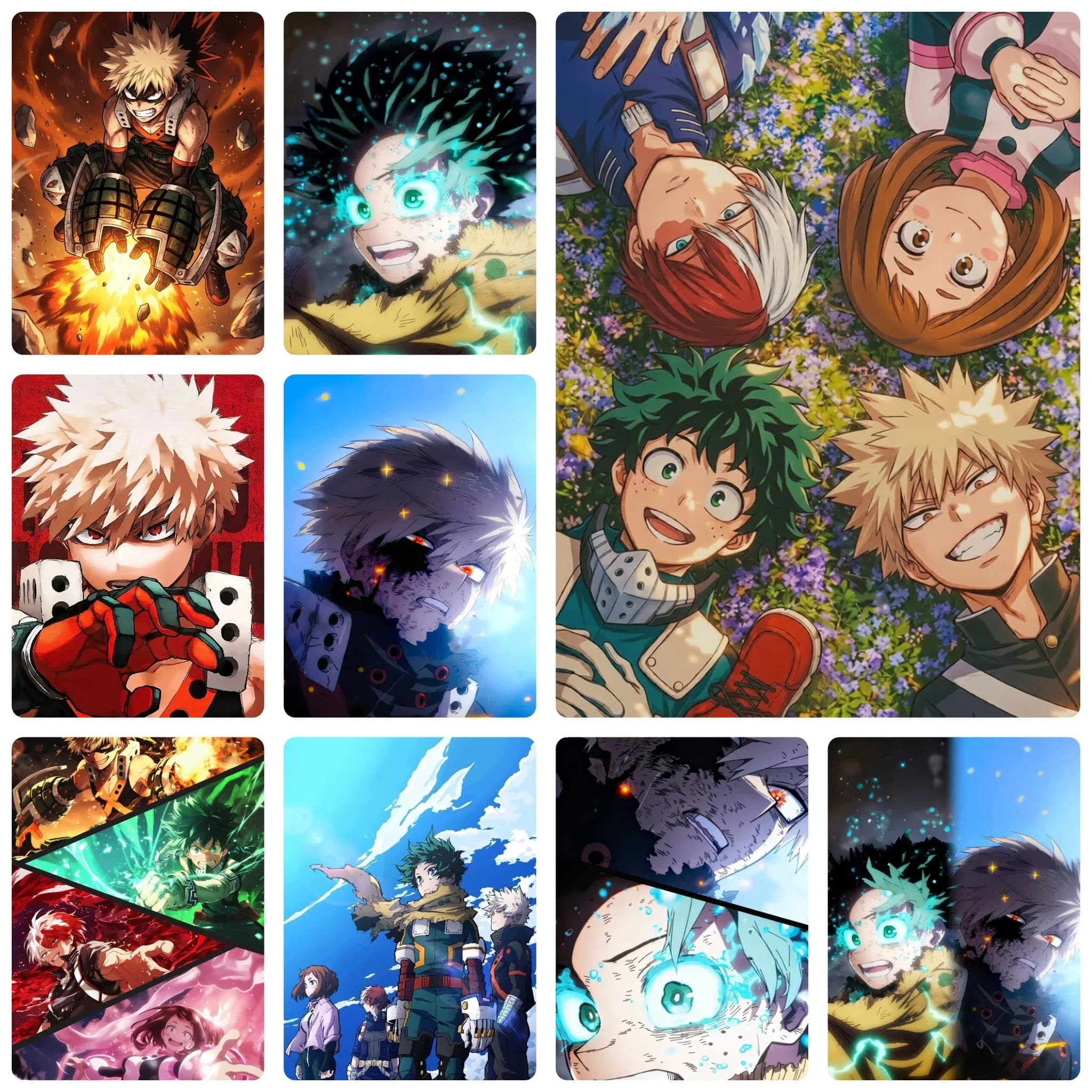 DIY My Hero Academia Diamond Painting, Powerful Young Heroes In Thrilling Comic For Living Room Wall Decoration Exquisite Gift