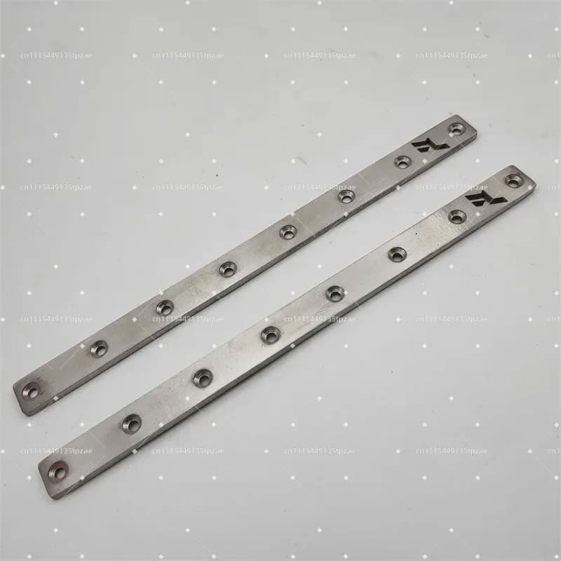 2pcs 200mm Titanium Alloy Extrusion Backers, 1515 Profile Reinforcement Plates for 3D Printer