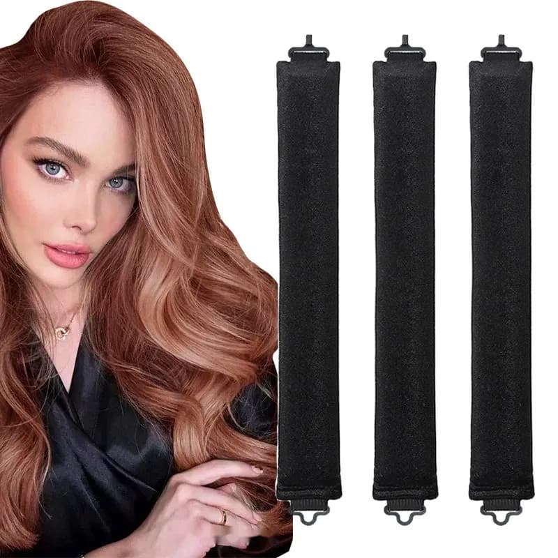 Arricciacapelli Senza Calore, Fascia per Ricci Senza Calore, Bigodini Morbidi Flessibili con Gancio per Ricci Pigri, Strumenti per lo Styling dei Capelli da Notte