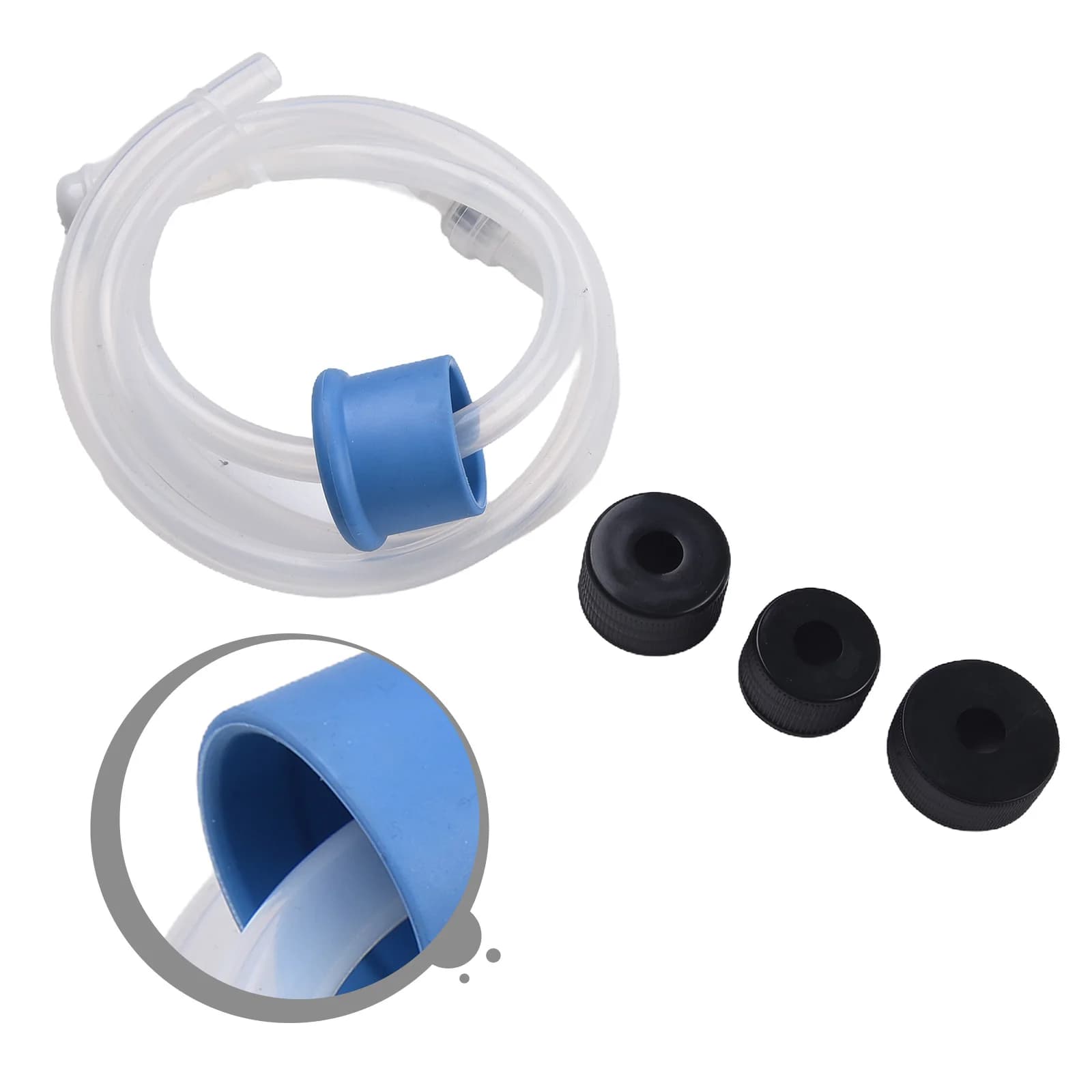 4pcs 1m Soap Dispenser Extension Hose With Bottle Cover Kit Or Kitchen Sink Extendable Hose Kitchen Household Replacement Parts