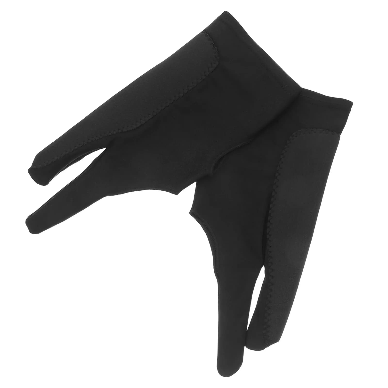 1Pair Drawing Gloves High Elasticity Two-Finger Design Anti-Accidental Touch Suitable Left Right Hand Tablet Drawing Use