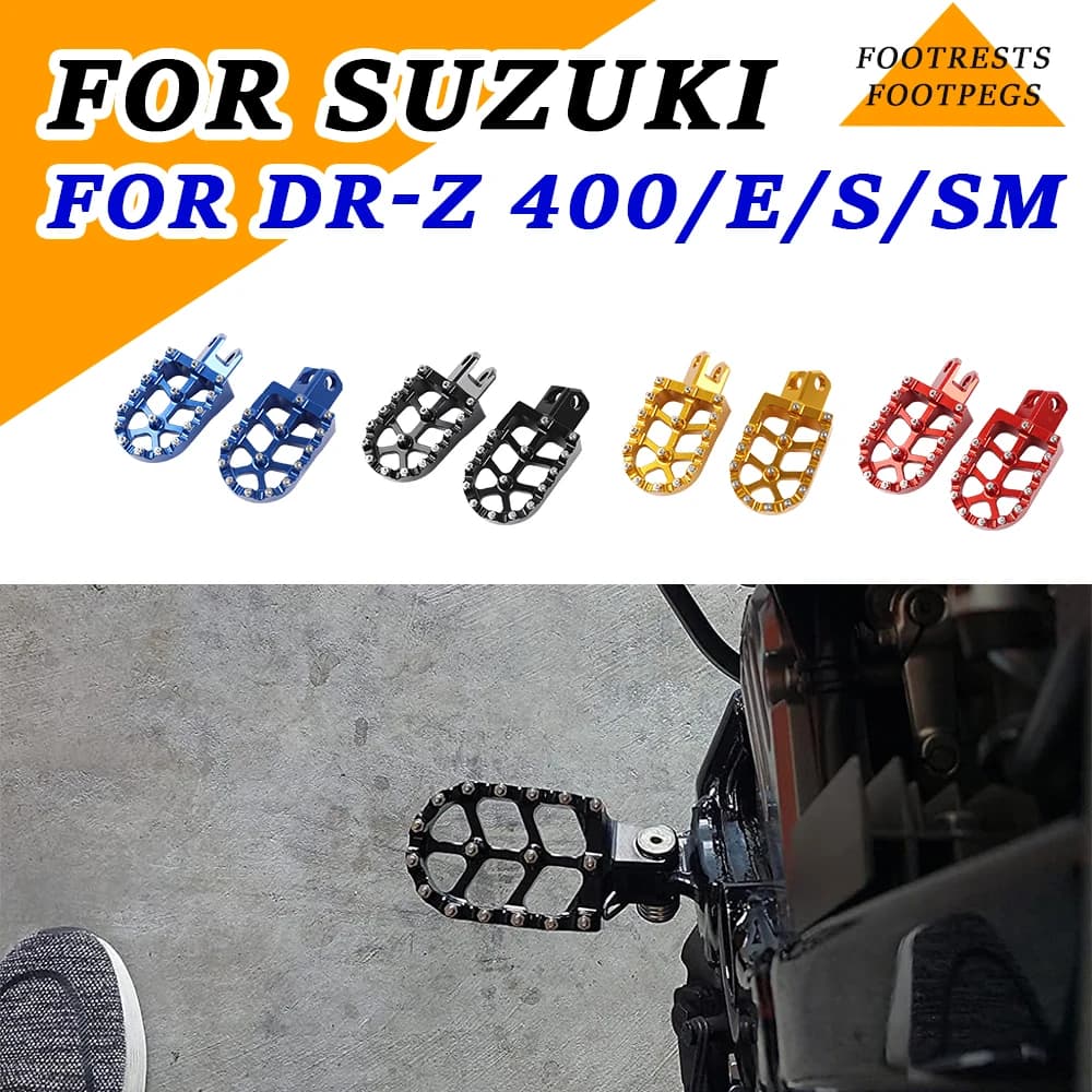 Per Suzuki DR-Z400S Z400SM Z400 Z400E DR-Z 400S 400SM 400E DRZ 400 E S SM 2024 accessori poggiapiedi pedane poggiapiedi pedali