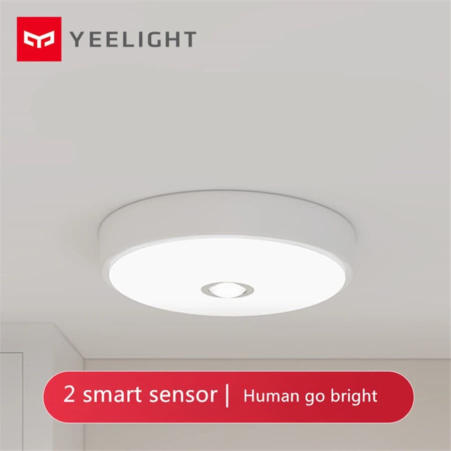 Yeelight Crystal LED plafoniera Mini luce notturna con rilevamento automatico del corpo umano 670lm sensore di luce 5700K a prova di zanzara