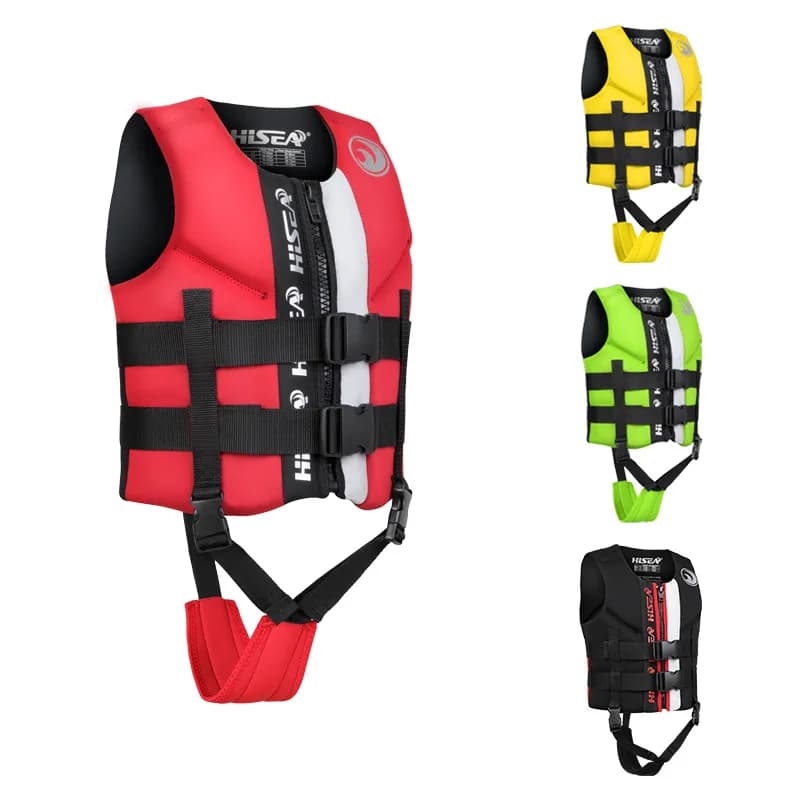Giubbotto di salvataggio in neoprene per bambini Ragazzi Ragazze, Dispositivo di galleggiamento del giubbotto da bagno, Aiuto per l'allenamento dei costumi da bagno, Costume da bagno di sicurezza CE USCG